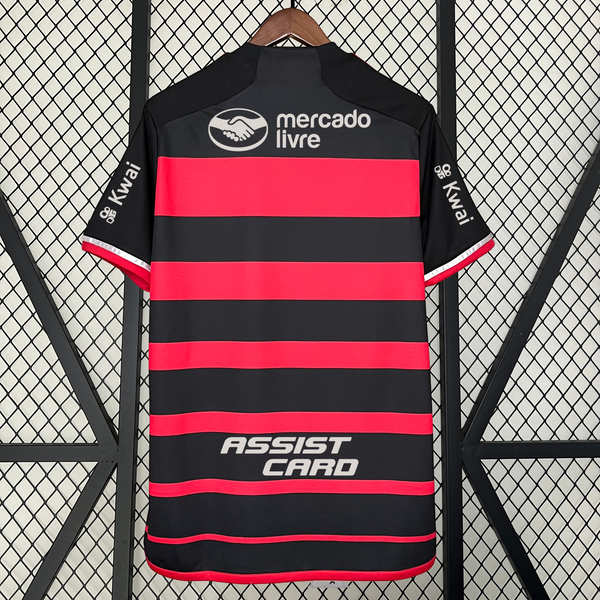 Camisa Adidas Flamengo Casa Adidas Patrocinios I 2024
